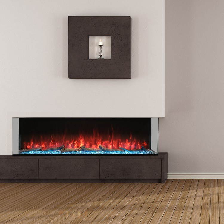 3 Sided Electric Fireplace 1500mm
